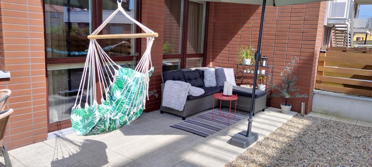 Apartament Amber Z Duzym Tarasem Apartment Kolobrzeg Luaran gambar